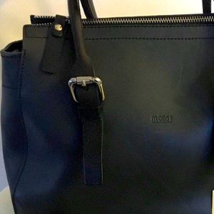 M0851 leather bag- handheld or cross body